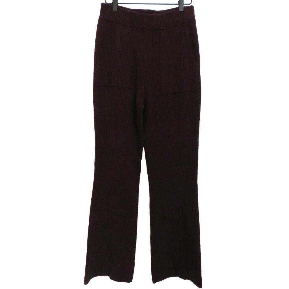 Athleta Womens Sz S Spiced Cabernet Felicity Cozy Pants Soft Cashmere Blend Pant